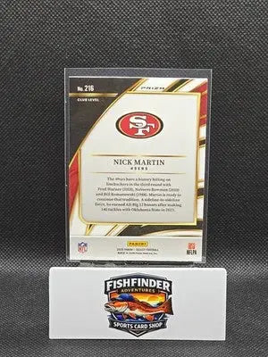 2025 Panini Select - Club Level Nickolas Martin #216 Silver Prizm (RC) - Football Card Single