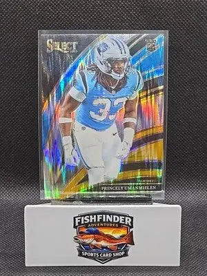 2025 Panini Select - Club Level Princely Umanmielen #243 Black & Gold Shock... - Football Card Single