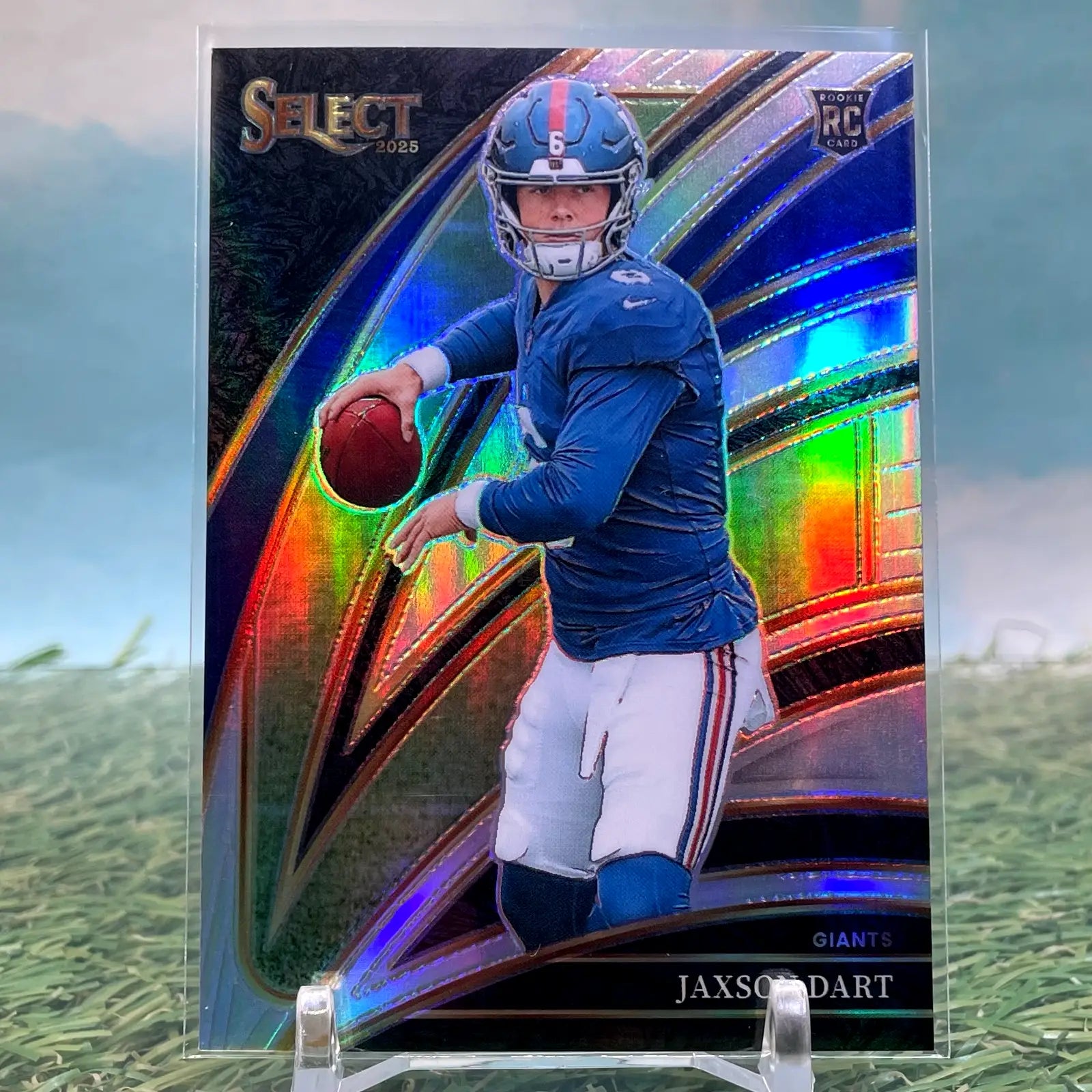 2025 Panini Select Club Level Silver Jaxson Dart Giants Rookie (RC) #293 CG54 - Football Card Single