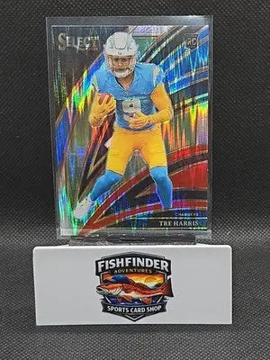 2025 Panini Select - Club Level Tre Harris #201 Shock Prizm (RC) - Football Card Single
