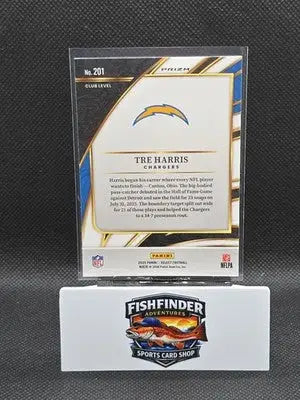 2025 Panini Select - Club Level Tre Harris #201 Shock Prizm (RC) - Football Card Single