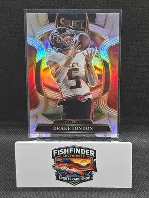 2025 Panini Select - Concourse Drake London #47 Silver Prizm - Football Card Single