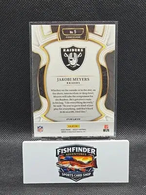 2025 Panini Select - Concourse Jakobi Meyers #5 Pink Shock Prizm - Football Card Single