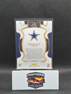 2025 Panini Select - Concourse Jaydon Blue #96 Black & Gold Shock Prizm (RC) - Football Card Single