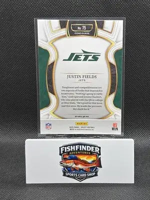 2025 Panini Select - Concourse Justin Fields #75 Silver Prizm - Football Card Single