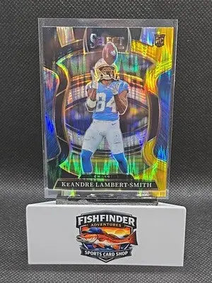 2025 Panini Select - Concourse KeAndre Lambert-Smith #3 Black & Gold Shock Prizm - Football Card Single