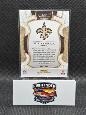 2025 Panini Select - Concourse Kelvin Banks Jr. #42 Pink Shock Prizm (RC) - Football Card Single