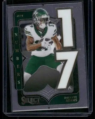 2025 Panini Select Football Davante Adams #25 Numbers Football