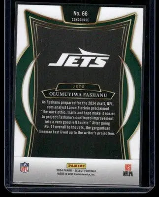 2025 Panini Select Football Olumuyiwa Fashanu #66 Concourse RC Football - Football Card Single