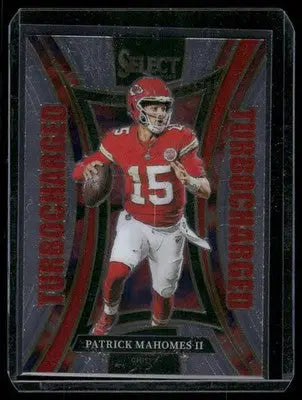 2025 Panini Select Football Patrick Mahomes II #No. 1 Turbocharged Football - Football Card Single