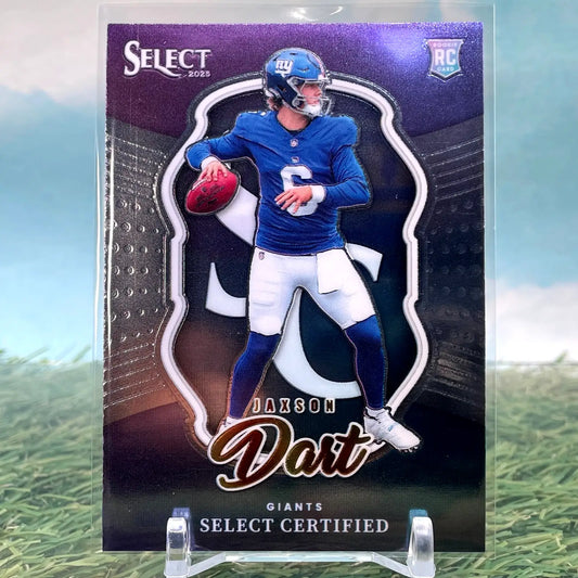 2025 Panini Select Jaxson Dart Select Certified Rookies #17 (RC) CG27 - Football Card Single
