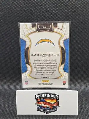 2025 Panini Select KeAndre Lambert-Smith #3 RC Silver - Football Card Single