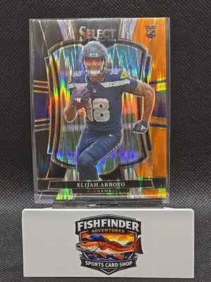 2025 Panini Select - Premier Level Elijah Arroyo #114 Black & Orange Shock Prizm - Football Card Single