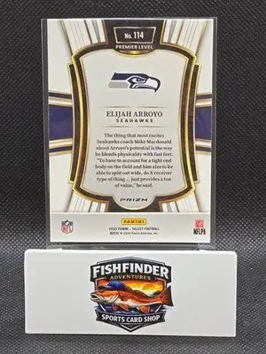2025 Panini Select - Premier Level Elijah Arroyo #114 Black & Orange Shock Prizm - Football Card Single
