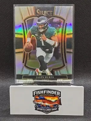 2025 Panini Select - Premier Level Jalen Hurts #190 Silver Prizm - Football Card Single