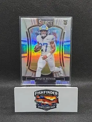 2025 Panini Select - Premier Level Jarquez Hunter #119 Silver Prizm (RC) - Football Card Single