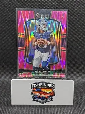 2025 Panini Select - Premier Level Joe Milton III #196 Pink Shock Prizm - Football Card Single