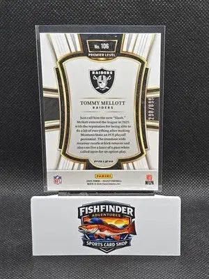 2025 Panini Select - Premier Level Tommy Mellott #106 Copper Shock Prizm /899... - Football Card Single