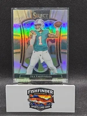 2025 Panini Select - Premier Level Tua Tagovailoa #181 Silver Prizm - Football Card Single