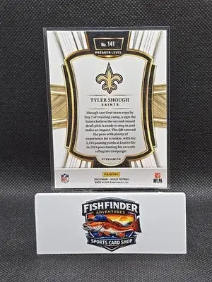 2025 Panini Select - Premier Level Tyler Shough #141 Red & Blue Shock Prizm (RC) - Football Card Single