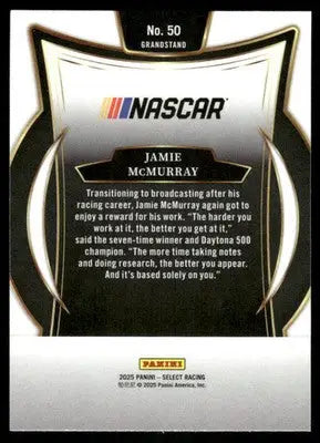 2025 Panini Select Racing Jamie McMurray #50 Racing - Racing Card Single