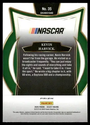 2025 Panini Select Racing Kevin Harvick #35 Prizm Racing - Racing Card Single