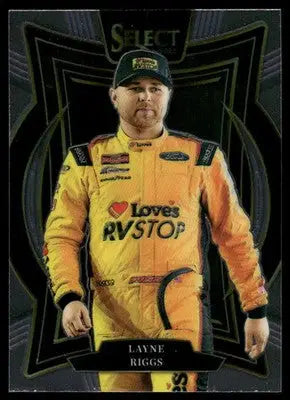 2025 Panini Select Racing Layne Riggs #No. 9 Auto Racing - Racing Card Single