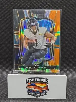 2025 Panini Select Travis Etienne Jr. Black And Orange Shock #130 - Football Card Single
