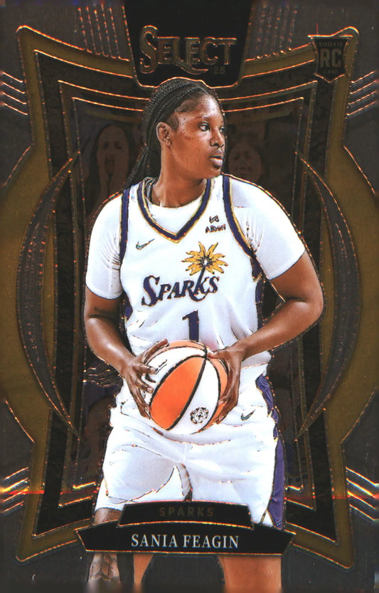 2025 Panini Select WNBA #20 Sania Feagin Rookie RC