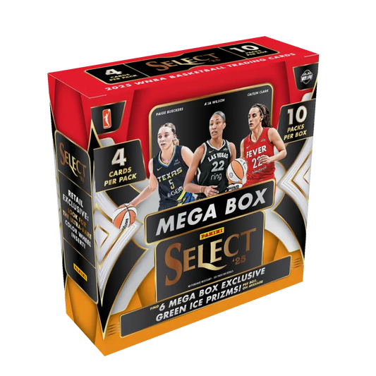 2025 Panini Select WNBA Basketball Mega Box - Sports Cards - Basketball Sealed
