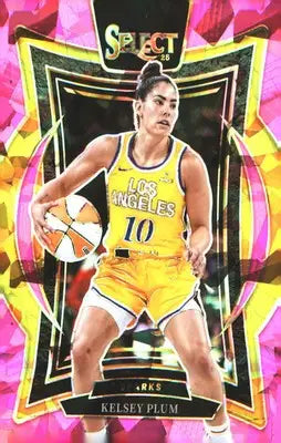 2025 Panini Select WNBA Pink Ice Prizms #31 Kelsey Plum - Basketball Card Single