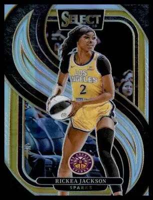 2025 Panini Select WNBA Premier Level Silver Prizms #190 Rickea Jackson - Basketball Card Single