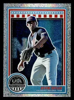 2025 Panini Stars and Stripes USA Baseball #1 Devin Taylor Opening Day - Baseball Card Single