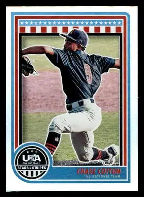 2025 Panini Stars and Stripes USA Baseball #11 Chase Cotton - Baseball Card Single
