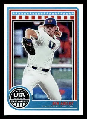 2025 Panini Stars and Stripes USA Baseball #12 Ben Abeldt - Baseball Card Single