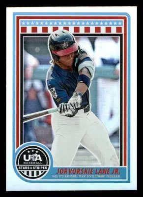 2025 Panini Stars and Stripes USA Baseball #140 Jorvorskie Lane Jr. - Baseball Card Single