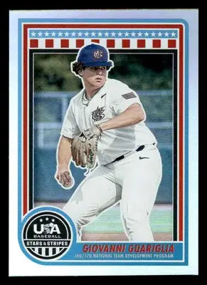 2025 Panini Stars and Stripes USA Baseball #145 Giovanni Guariglia - Baseball Card Single
