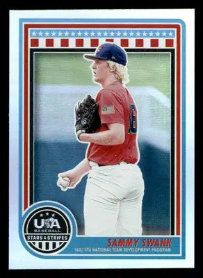 2025 Panini Stars and Stripes USA Baseball #146 Sammy Swank - Baseball Card Single