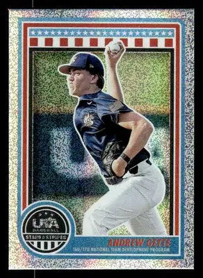2025 Panini Stars and Stripes USA Baseball #168 Andrew Gette Opening Day - Baseball Card Single