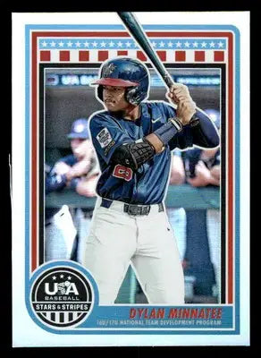 2025 Panini Stars and Stripes USA Baseball #188 Dylan Minnatee - Baseball Card Single