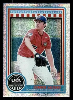 2025 Panini Stars and Stripes USA Baseball #198 Connor Salerno Opening Day - Baseball Card Single