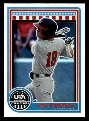 2025 Panini Stars and Stripes USA Baseball #2 Jared Grindlinger - Baseball Card Single
