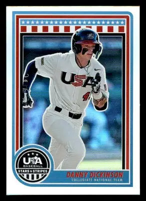 2025 Panini Stars and Stripes USA Baseball #27 Danny Dickinson - Baseball Card Single