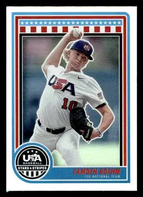 2025 Panini Stars and Stripes USA Baseball #36 Camden Boehm - Baseball Card Single