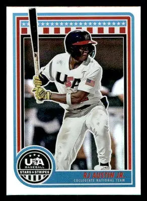 2025 Panini Stars and Stripes USA Baseball #50 RJ Austin Jr. - Baseball Card Single