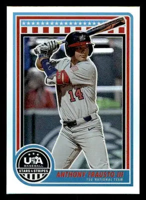 2025 Panini Stars and Stripes USA Baseball #76 Anthony Frausto III - Baseball Card Single