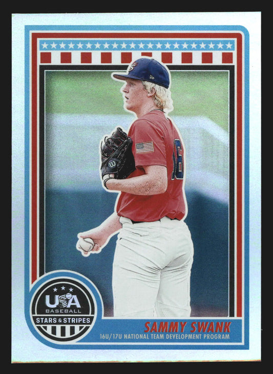 2025 Panini Stars & Stripes USA Baseball #146 Sammy Swank NTDP - Baseball Card Single
