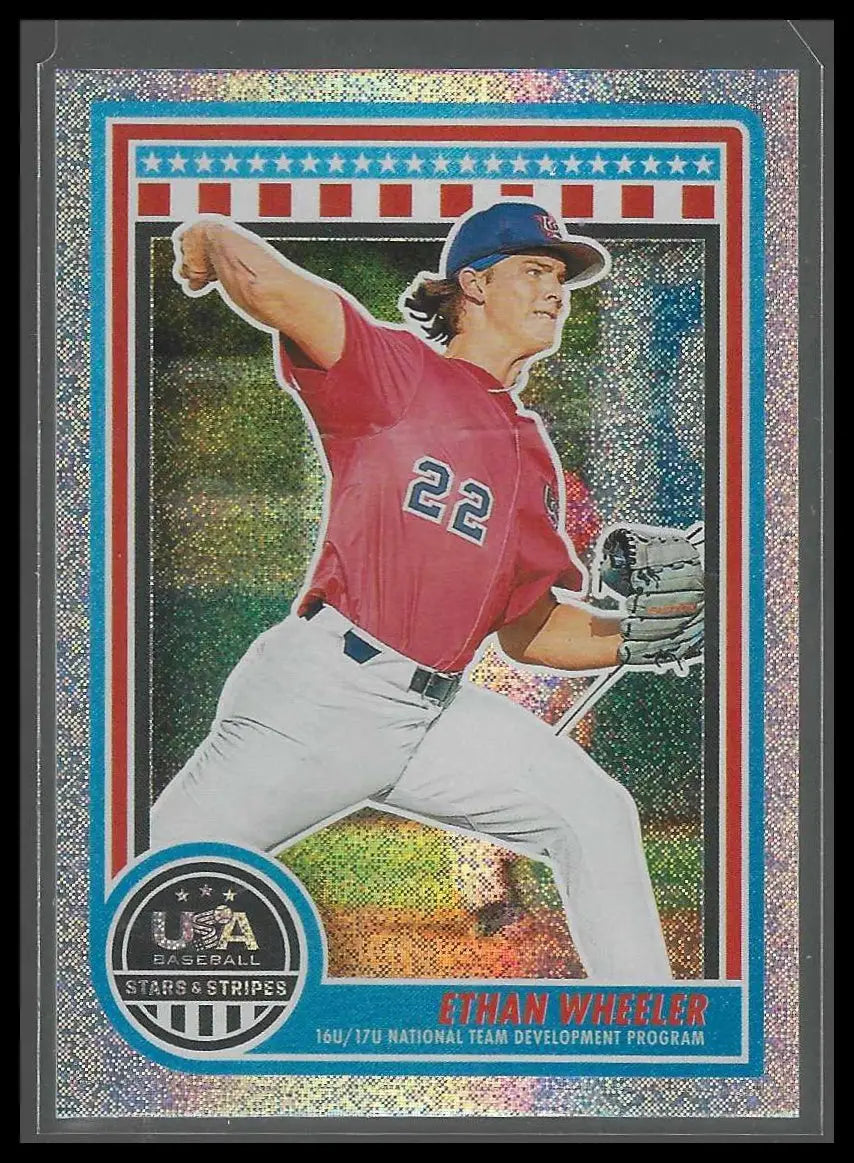 2025 Panini Stars & Stripes USA Baseball Speckle #107 Samir Mohammed - Baseball Card Single