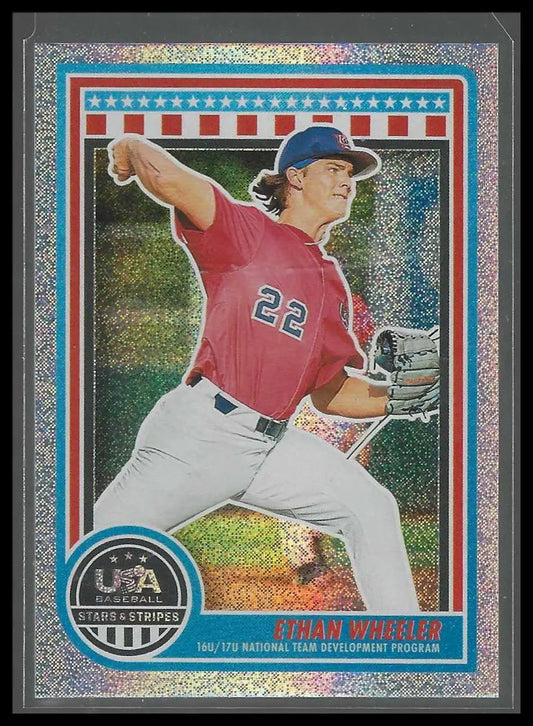 2025 Panini Stars & Stripes USA Baseball Speckle #107 Samir Mohammed - Baseball Card Single