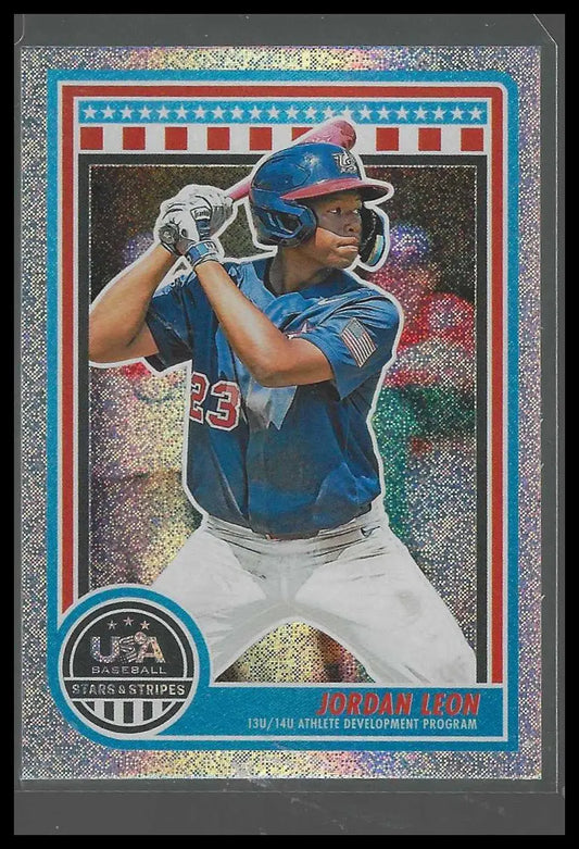 2025 Panini Stars & Stripes USA Baseball Speckle #133 Kannon Derry - Baseball Card Single